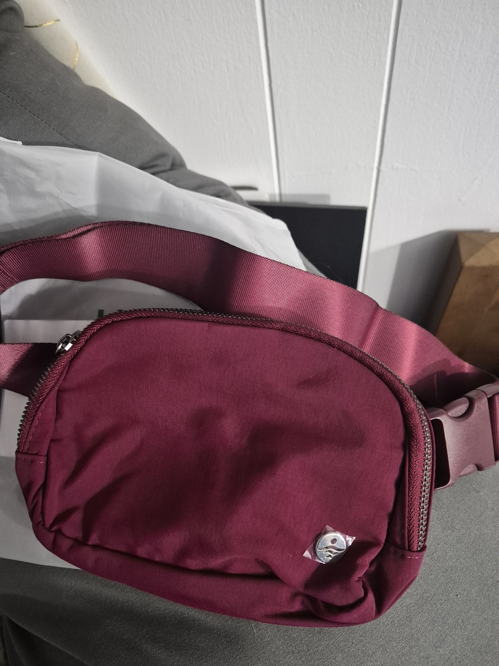 Halara Burgundy Waist Bag - Unbranded
